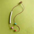 collar de cuero recuperado estilo minimalista diseño costarricense Gato Negro