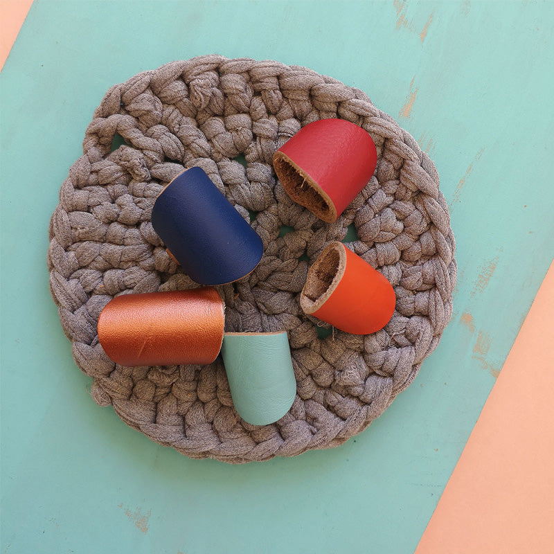 Anillos de cuero - Se ajustan perfectamente a tu dedo