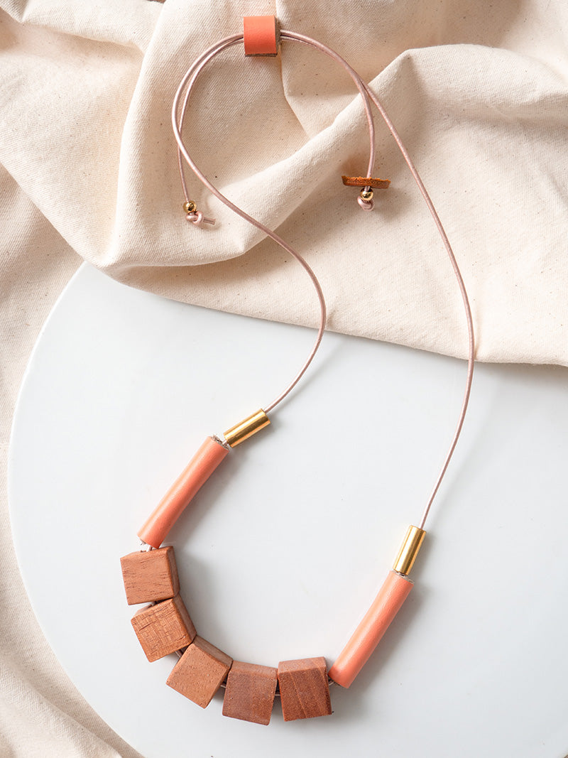 Collar Nativa durazno