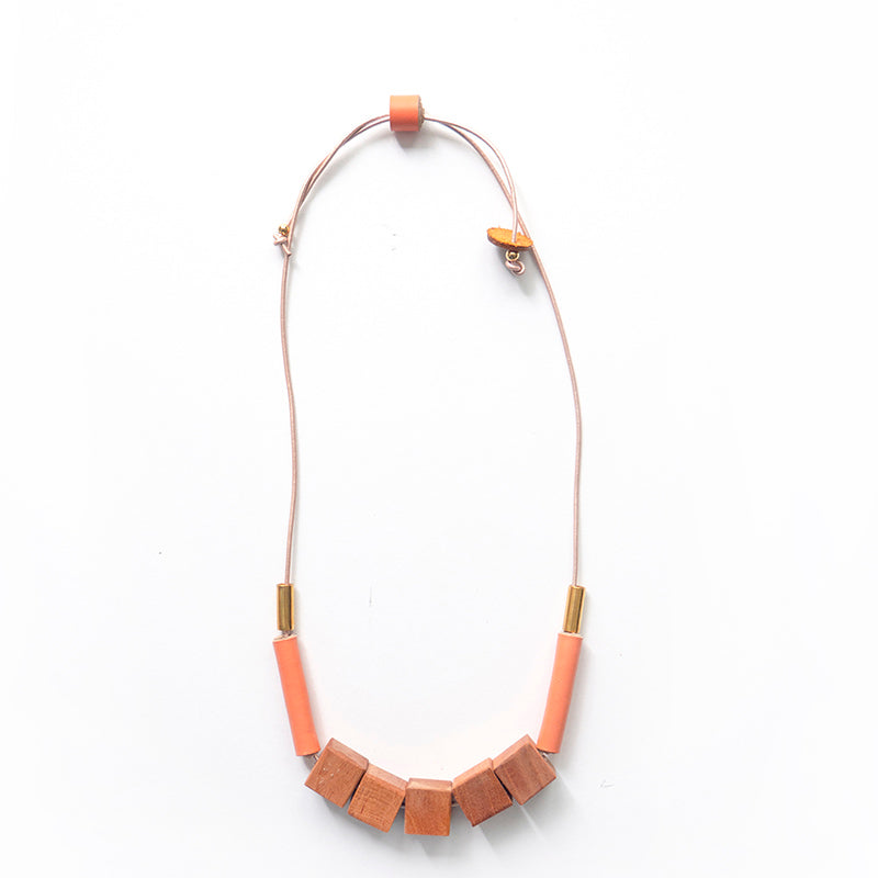 Collar Nativa durazno