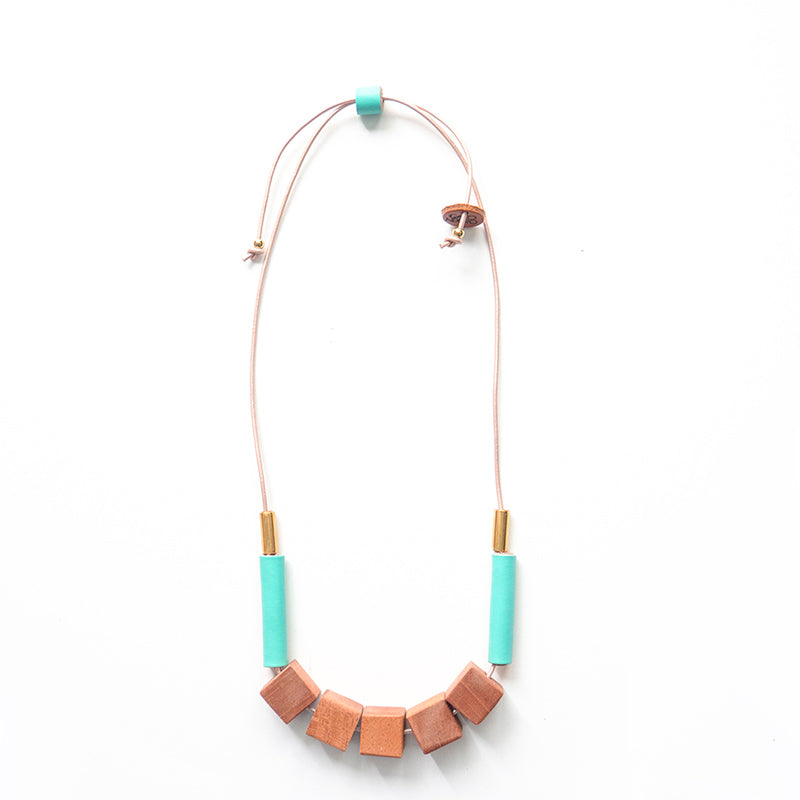 Collar Nativa turquesa