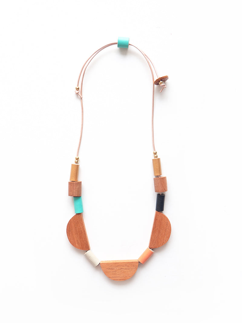 Collar Natura en turquesa