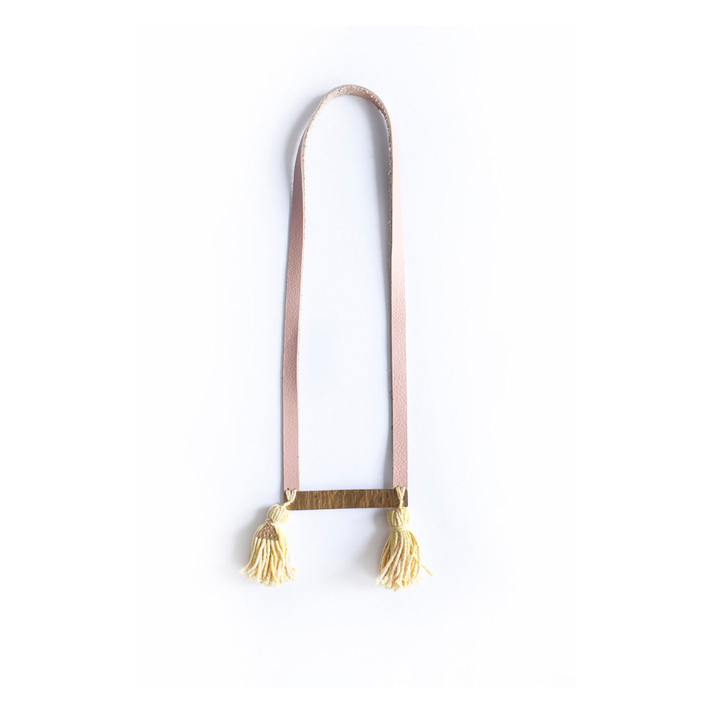 Collar Sara, incluye aretes de bronce