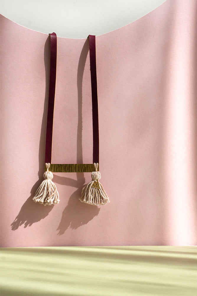 Collar Sara, incluye aretes de bronce