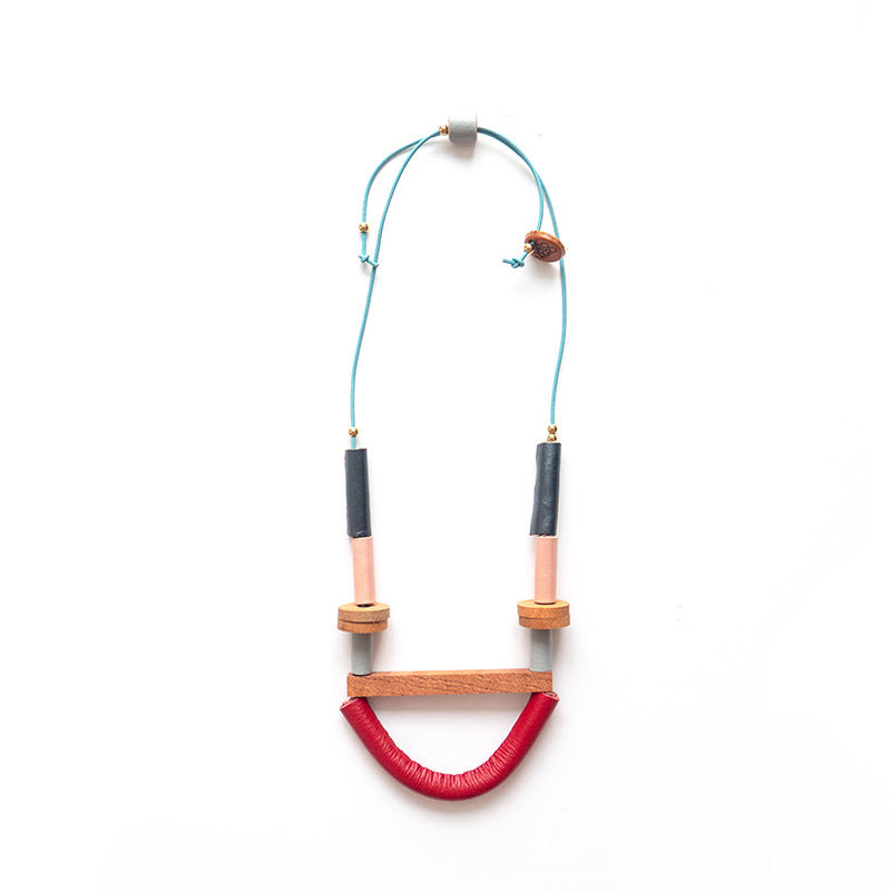 Collar Tribu rojo colección Nativa