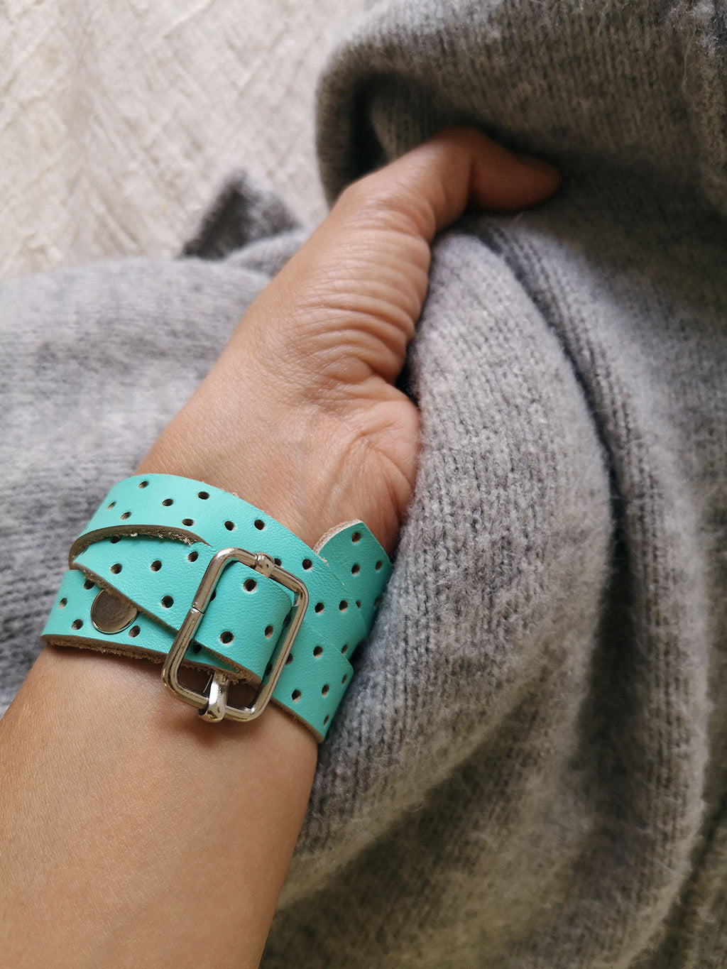 Pulsera Tira de Cuero - ideal para todos los días